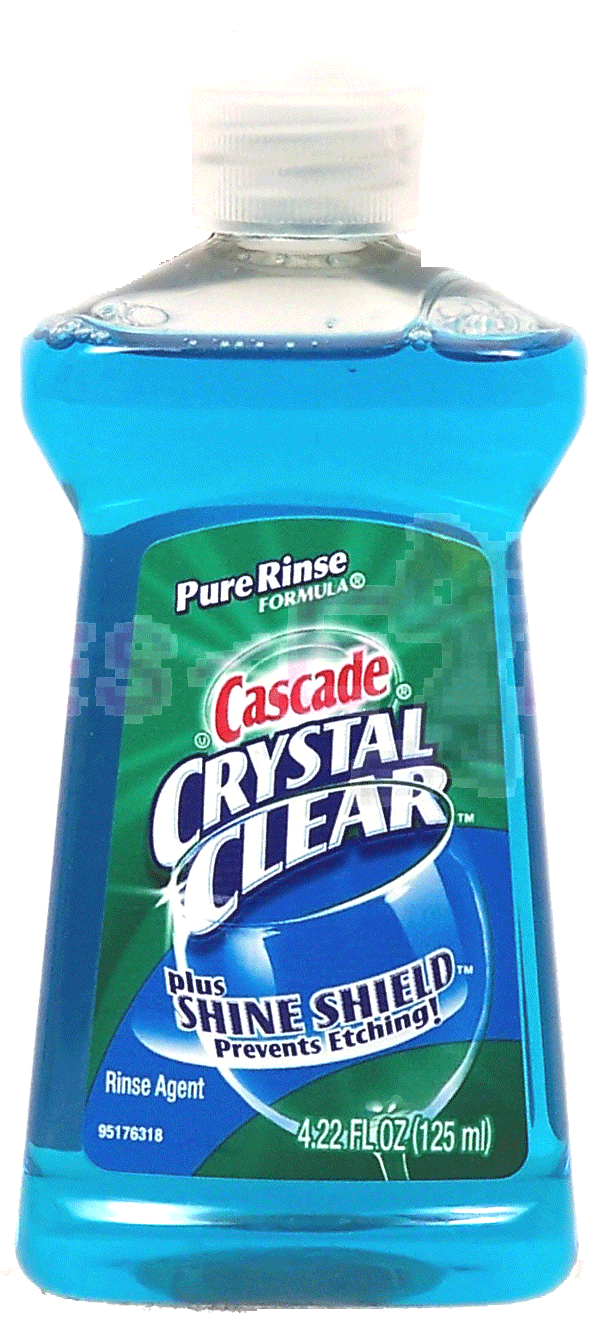 Cascade Crystal Clear machine dishwasher rinse agent with shine shield, 40 loads Full-Size Picture